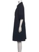 Lafayette 148 Mock Neck Knee-Length Dress