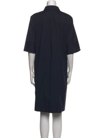Lafayette 148 Mock Neck Knee-Length Dress