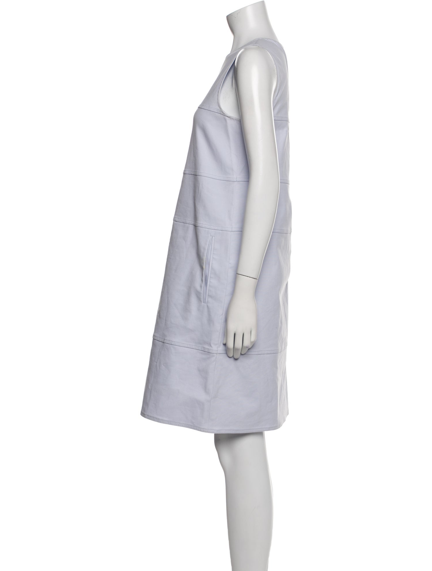 Lafayette 148 Bateau Neckline Knee-Length Dress