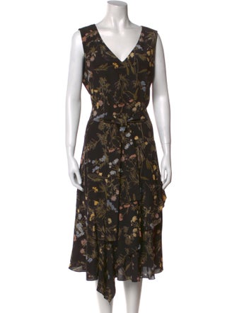Lafayette 148 Silk Midi Length Dress