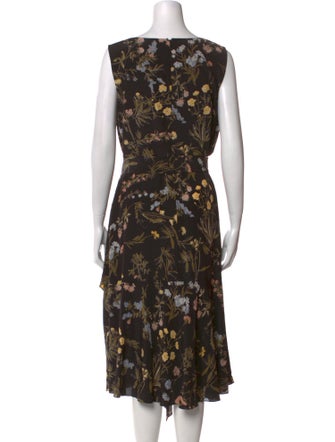 Lafayette 148 Silk Midi Length Dress
