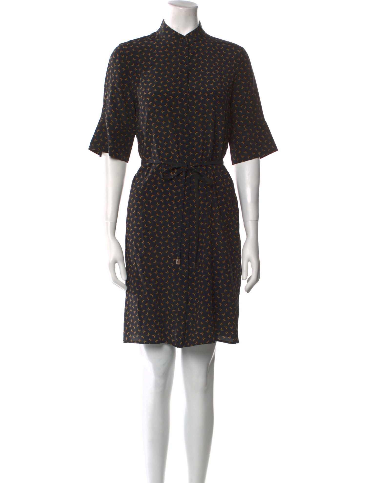 Lafayette 148 Silk Knee-Length Dress