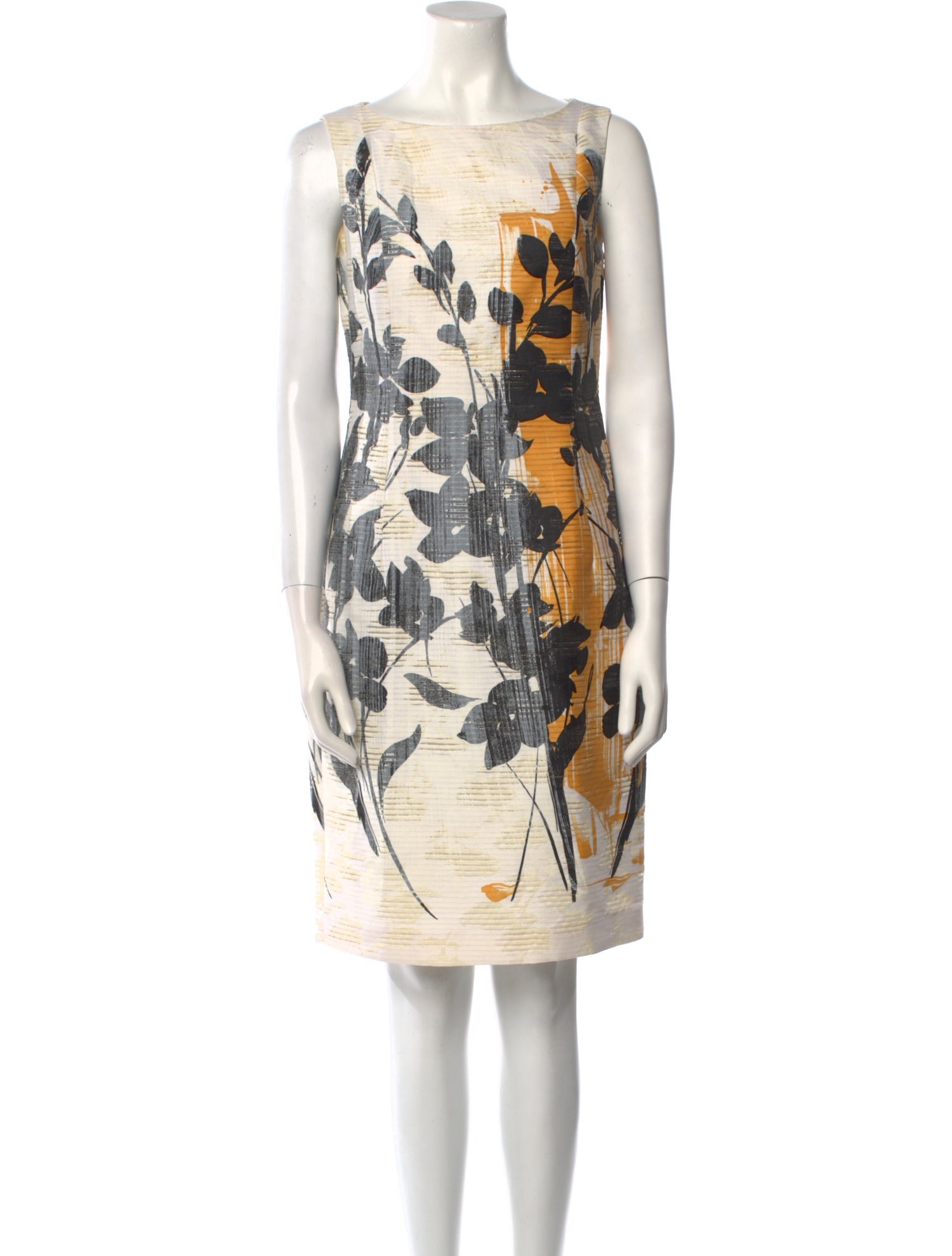 Lafayette 148 Printed Knee-Length Dress