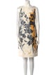 Lafayette 148 Printed Knee-Length Dress