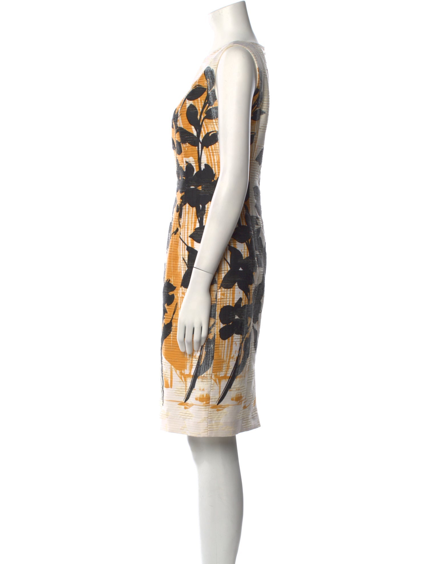Lafayette 148 Printed Knee-Length Dress
