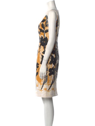 Lafayette 148 Printed Knee-Length Dress