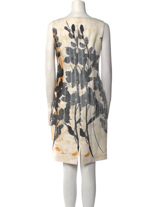 Lafayette 148 Printed Knee-Length Dress