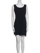 Lafayette 148 Leather Trim Embellishment Dress Set