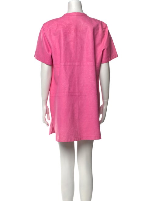 Lafayette 148 Leather Mini Dress