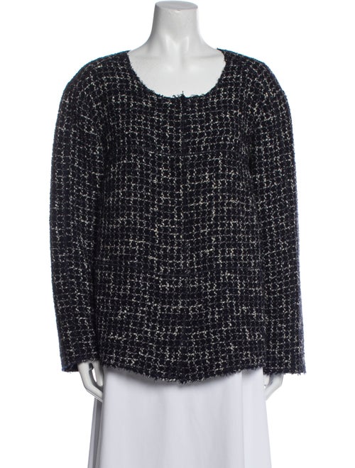 Lafayette 148 Wool Tweed Pattern Evening Jacket