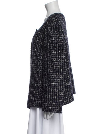 Lafayette 148 Wool Tweed Pattern Evening Jacket