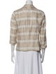 Lafayette 148 Linen Plaid Print Blazer