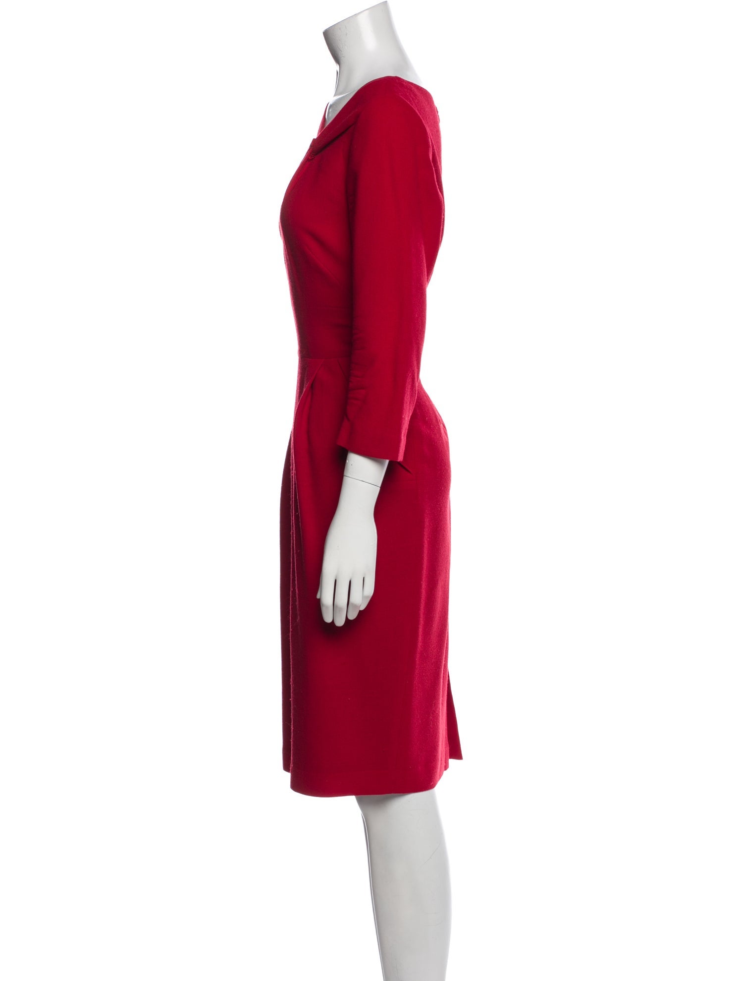 Lafayette 148 Virgin Wool Knee-Length Dress