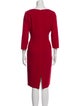 Lafayette 148 Virgin Wool Knee-Length Dress