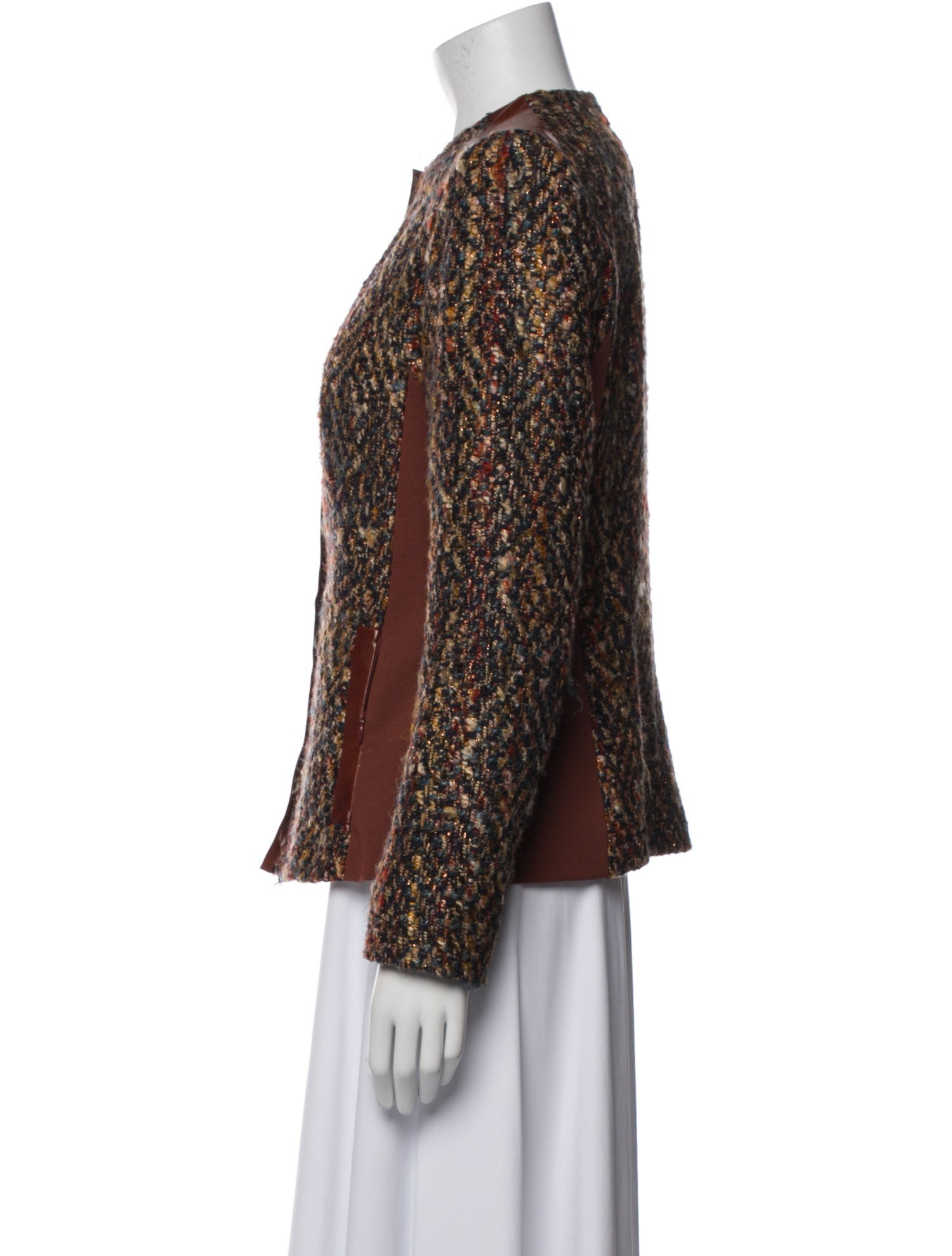 Lafayette 148 Tweed Pattern Evening Jacket