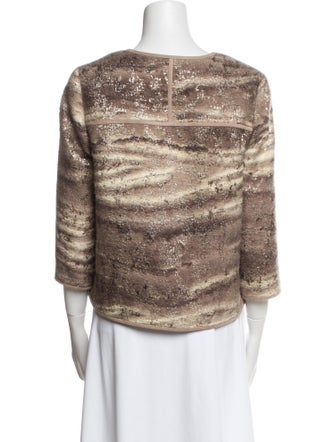 Lafayette 148 Wool Tweed Pattern Jacket