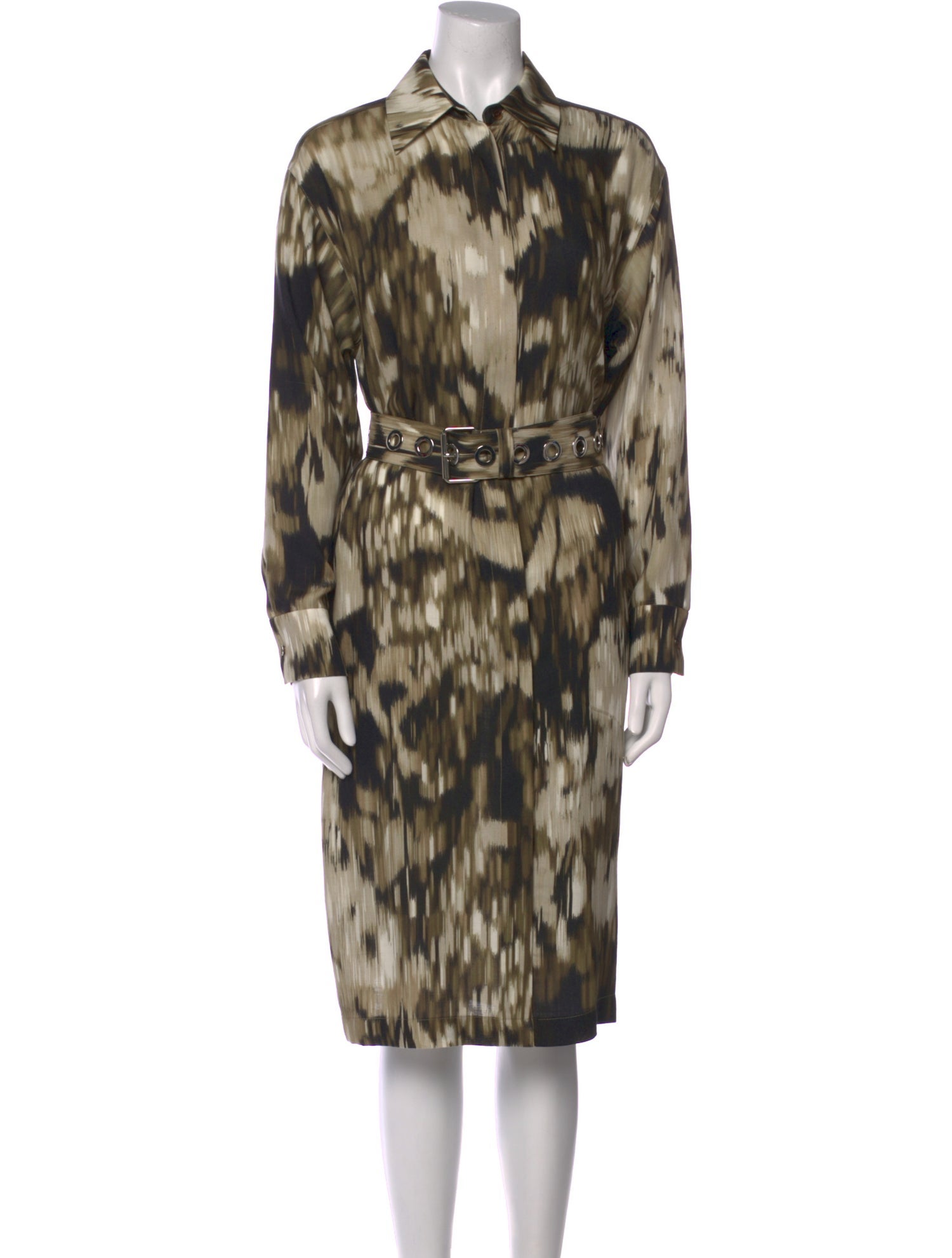 Lafayette 148 Wool Midi Length Dress