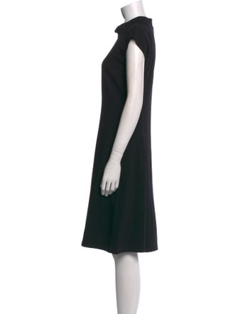 Lafayette 148 Mock Neck Knee-Length Dress