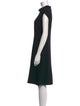 Lafayette 148 Mock Neck Knee-Length Dress