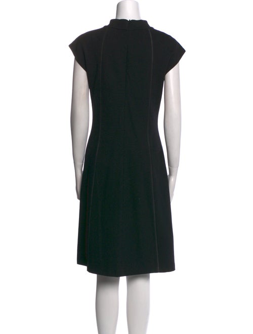 Lafayette 148 Mock Neck Knee-Length Dress