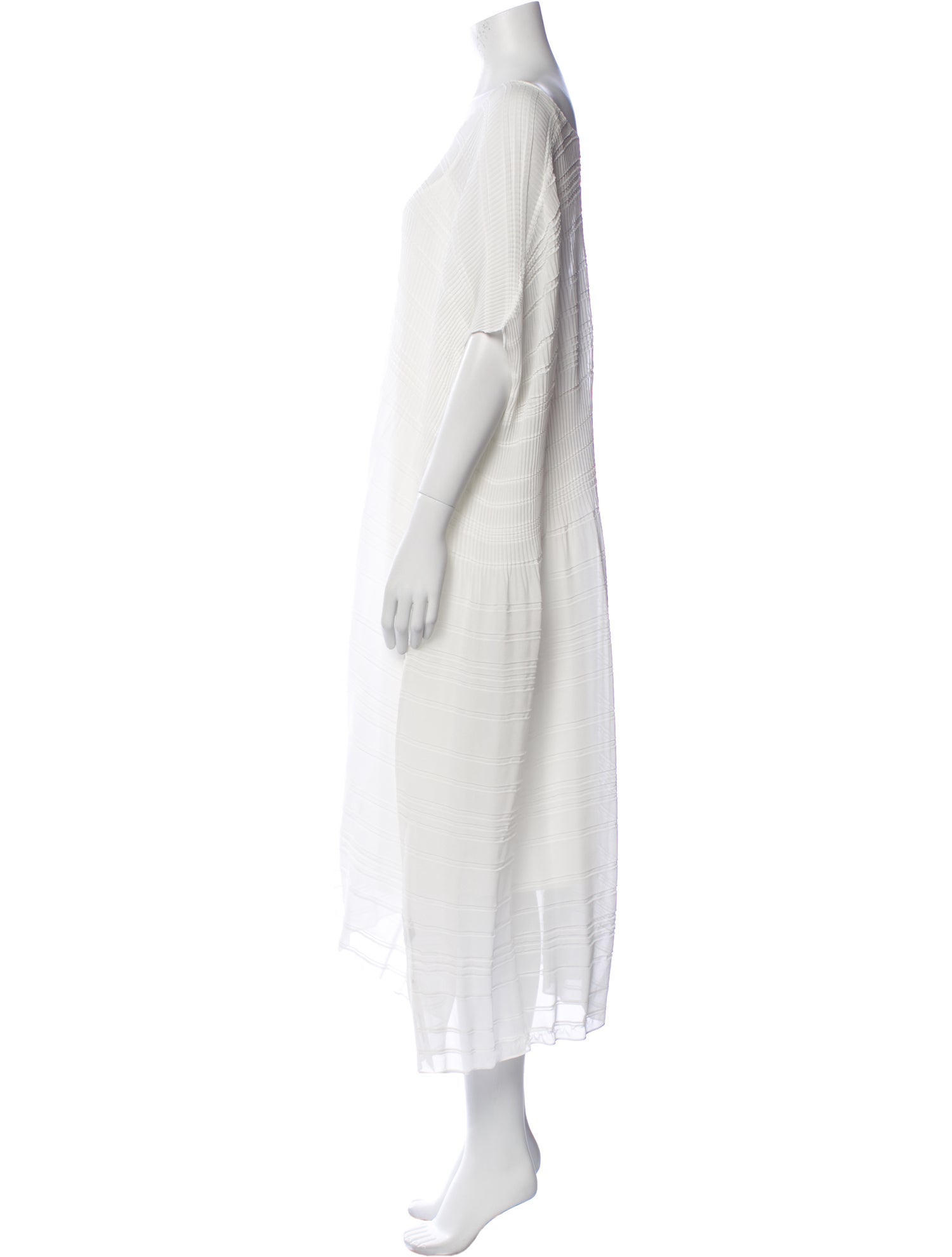 Lafayette 148 Scoop Neck Midi Length Dress