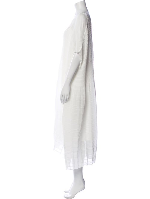 Lafayette 148 Scoop Neck Midi Length Dress