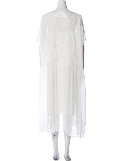 Lafayette 148 Scoop Neck Midi Length Dress