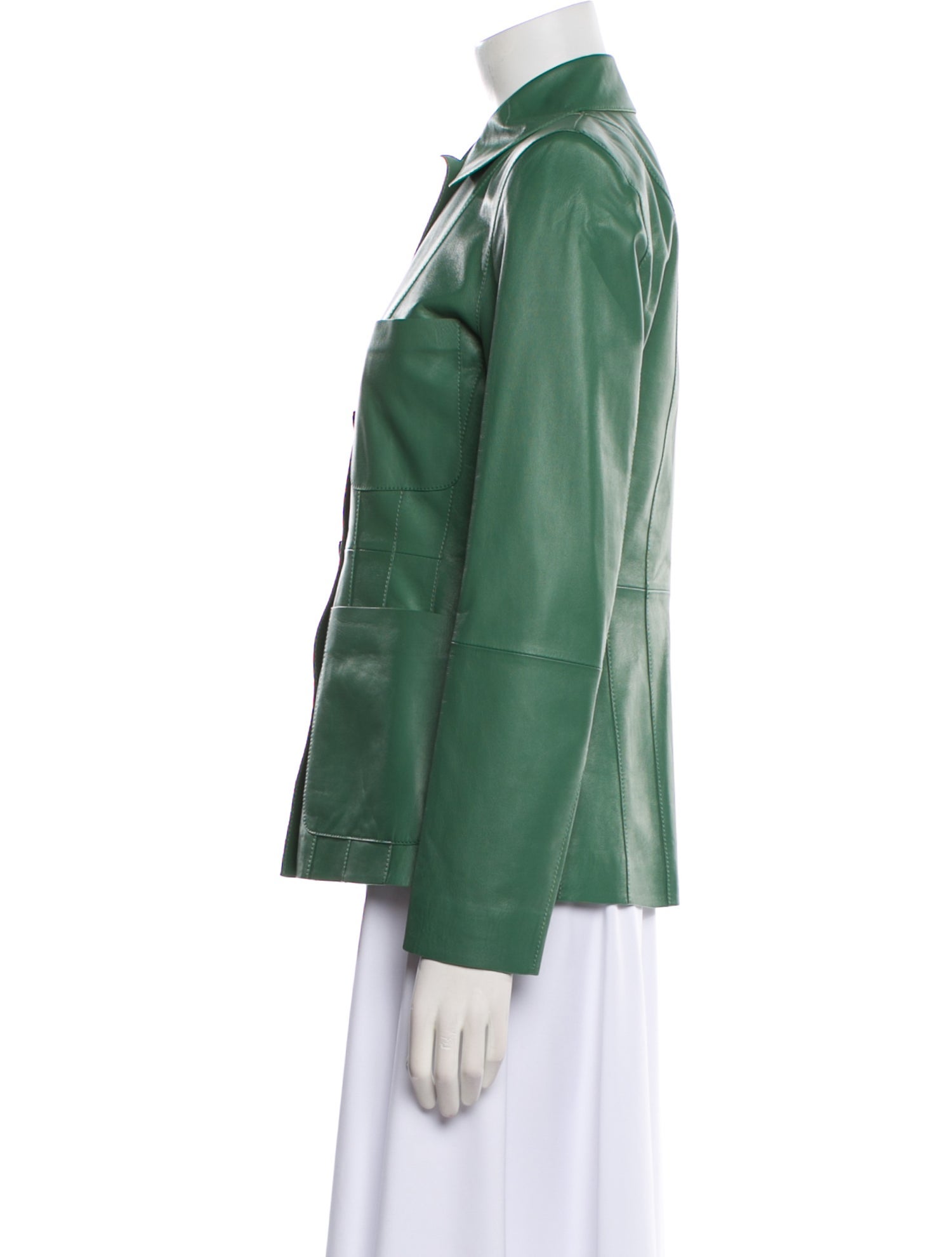 Lafayette 148 Leather Blazer w/ Tags