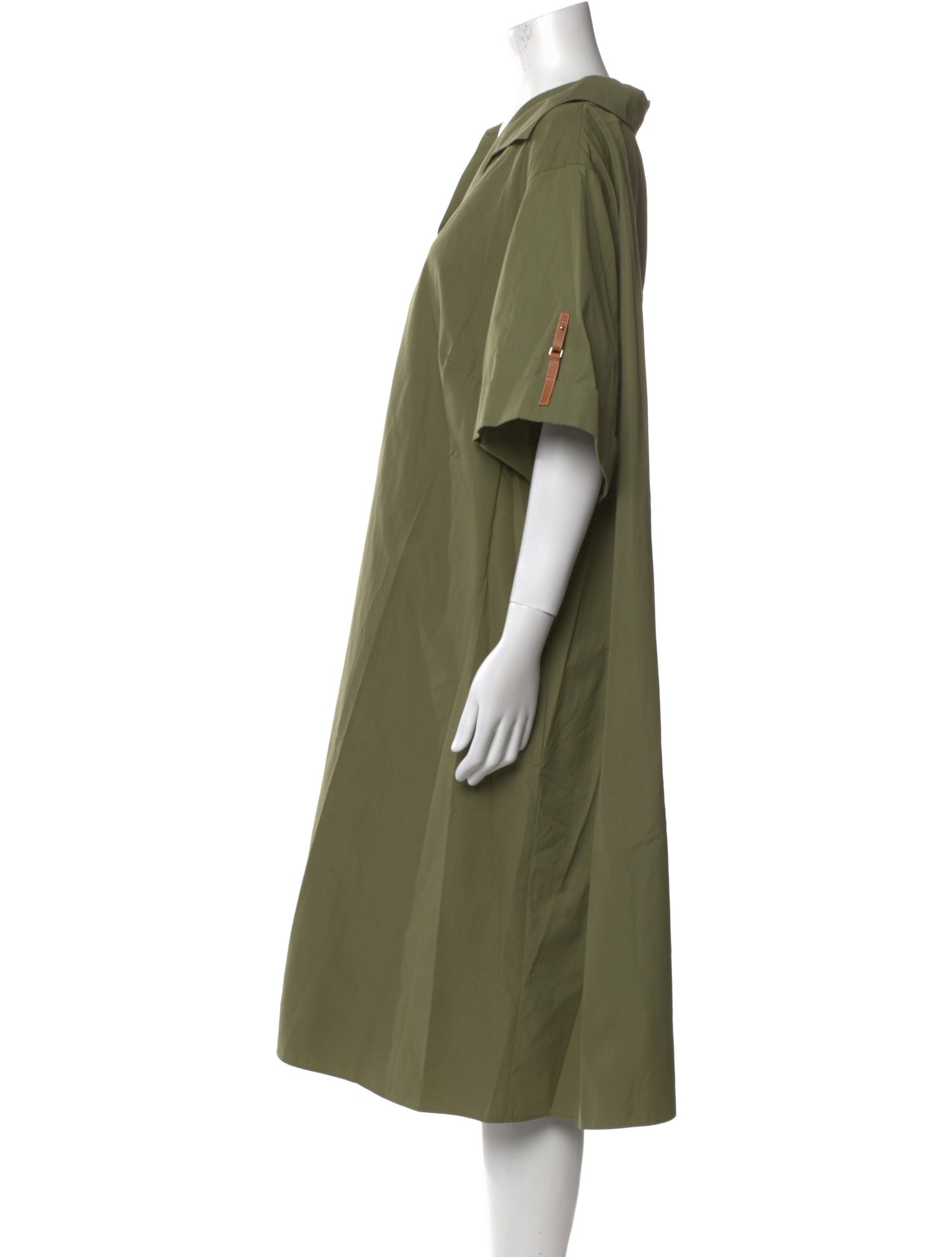 Lafayette 148 V-Neck Midi Length Dress