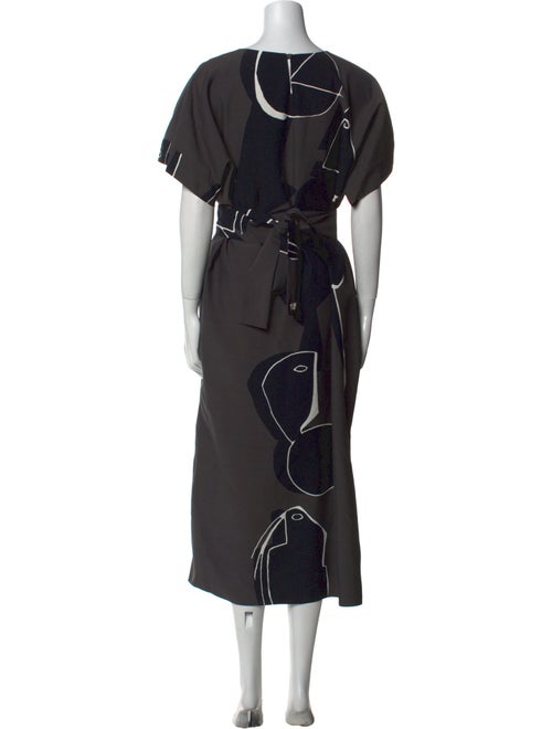 Lafayette 148 V-Neck Long Dress