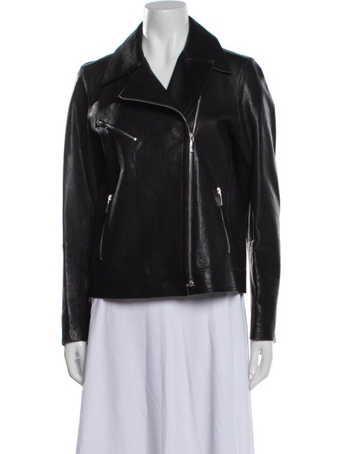 Lafayette 148 Lambskin Biker Jacket
