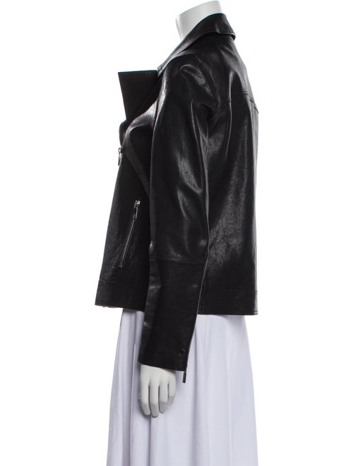 Lafayette 148 Lambskin Biker Jacket