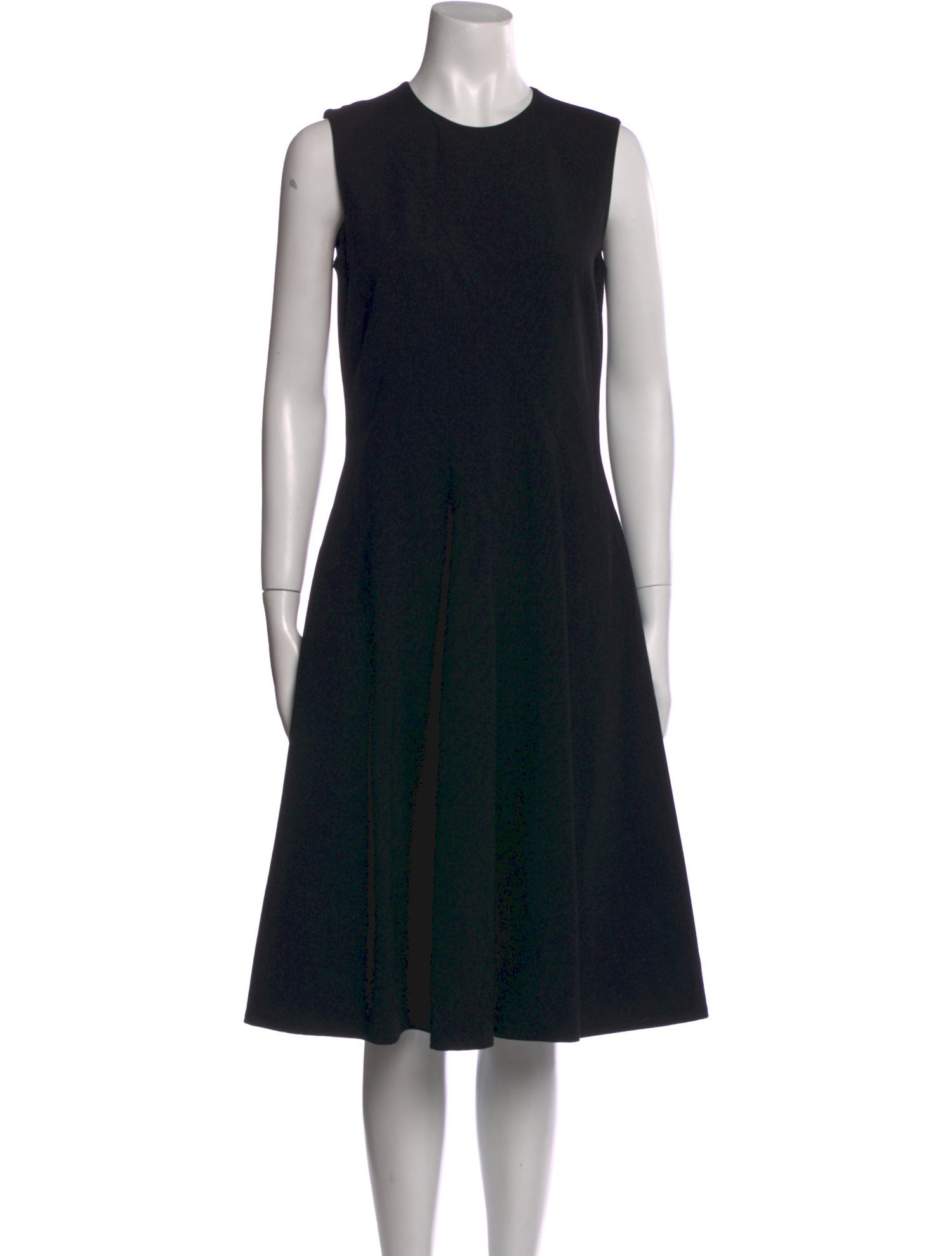 Lafayette 148 Crew Neck Midi Length Dress