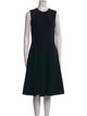 Lafayette 148 Crew Neck Midi Length Dress