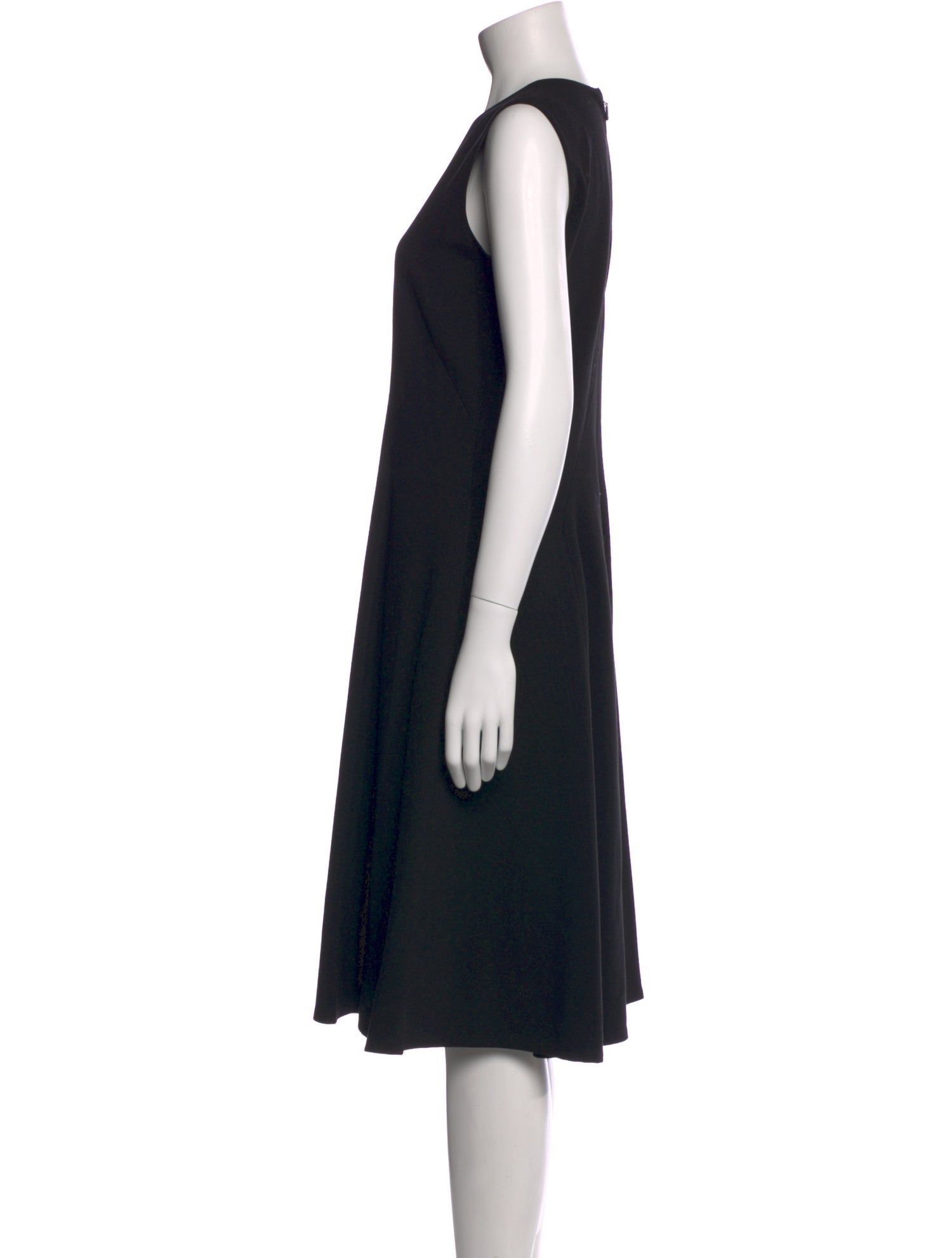 Lafayette 148 Crew Neck Midi Length Dress