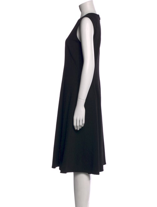 Lafayette 148 Crew Neck Midi Length Dress
