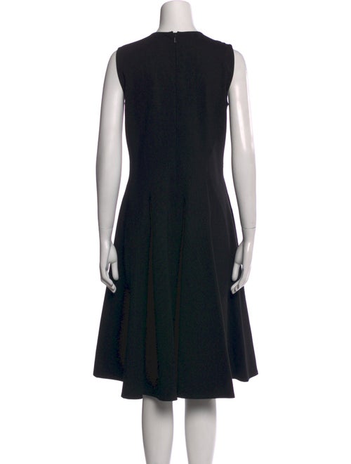 Lafayette 148 Crew Neck Midi Length Dress