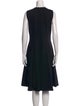 Lafayette 148 Crew Neck Midi Length Dress