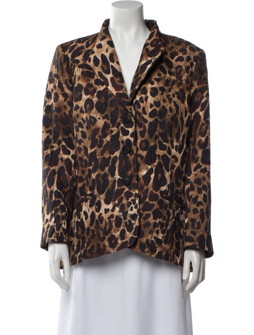 Lafayette 148 Animal Print Blazer