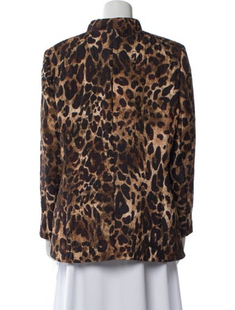 Lafayette 148 Animal Print Blazer
