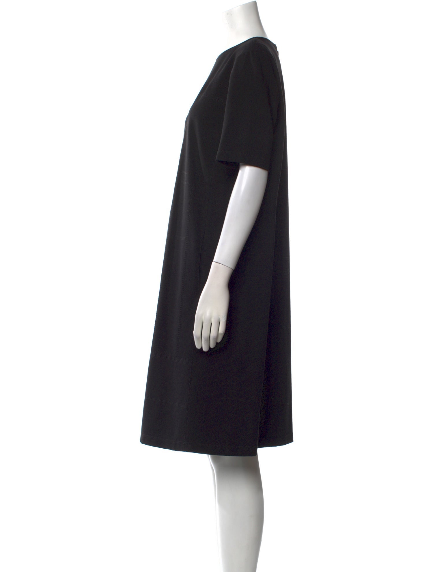 Lafayette 148 Crew Neck Knee-Length Dress