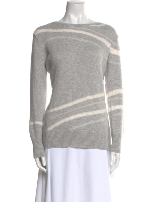 Lafayette 148 Cashmere Striped Sweater