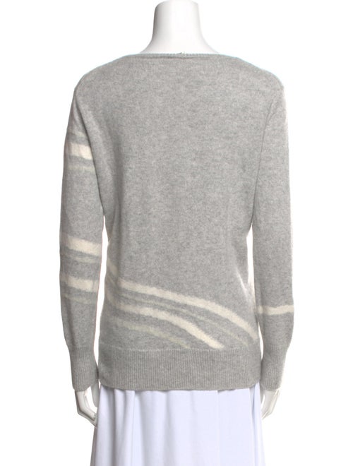 Lafayette 148 Cashmere Striped Sweater