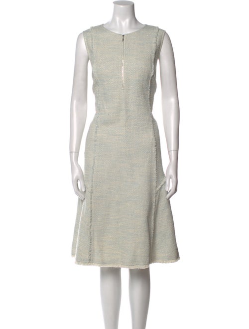 Lafayette 148 Scoop Neck Midi Length Dress