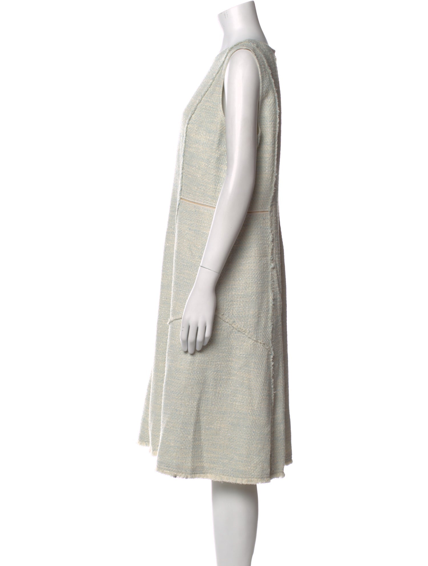 Lafayette 148 Scoop Neck Midi Length Dress