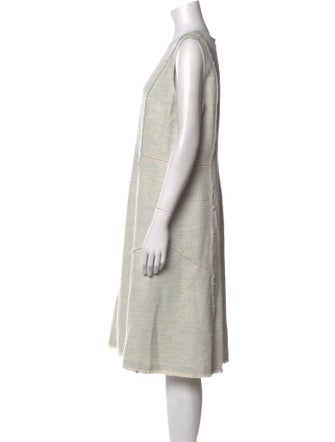 Lafayette 148 Scoop Neck Midi Length Dress