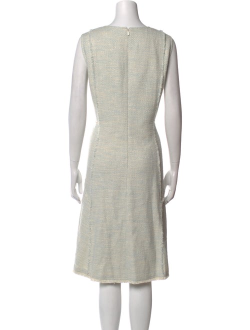 Lafayette 148 Scoop Neck Midi Length Dress