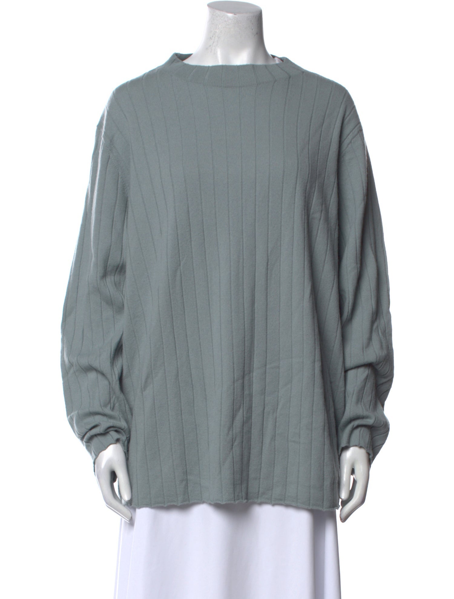 Lafayette 148 Wool Mock Neck Sweater