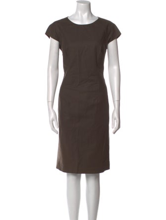 Lafayette 148 Scoop Neck Knee-Length Dress