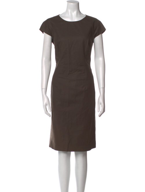Lafayette 148 Scoop Neck Knee-Length Dress